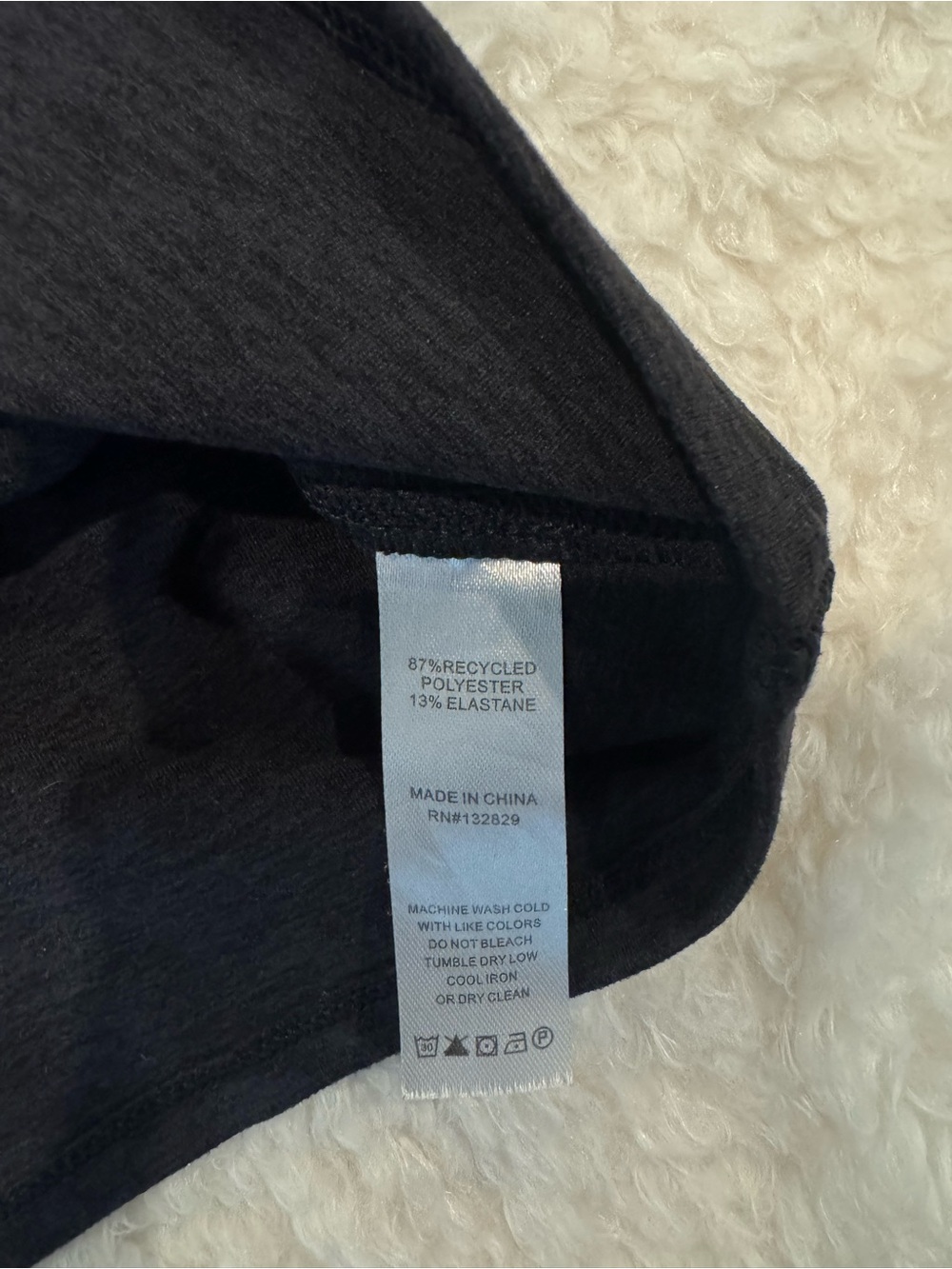 The Range No Bra Club Tank- Jet Black NWOT - Picture 6 of 6